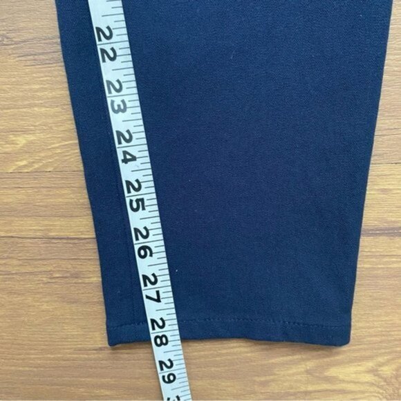 Veronica Beard Metro Cropped Kick Flare Pant in Dark‎ Navy Women Size 6 - Picture 10 of 11